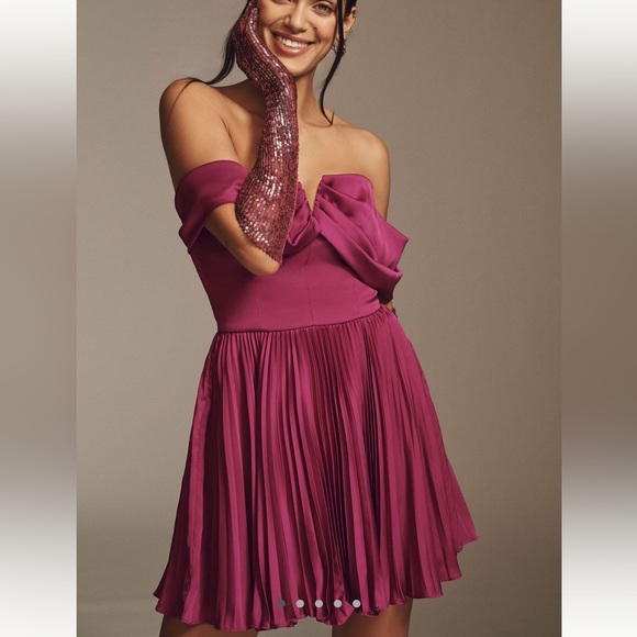 AMUR Dresses & Skirts - NWT Amur Tilly  off the shoulder mini dress